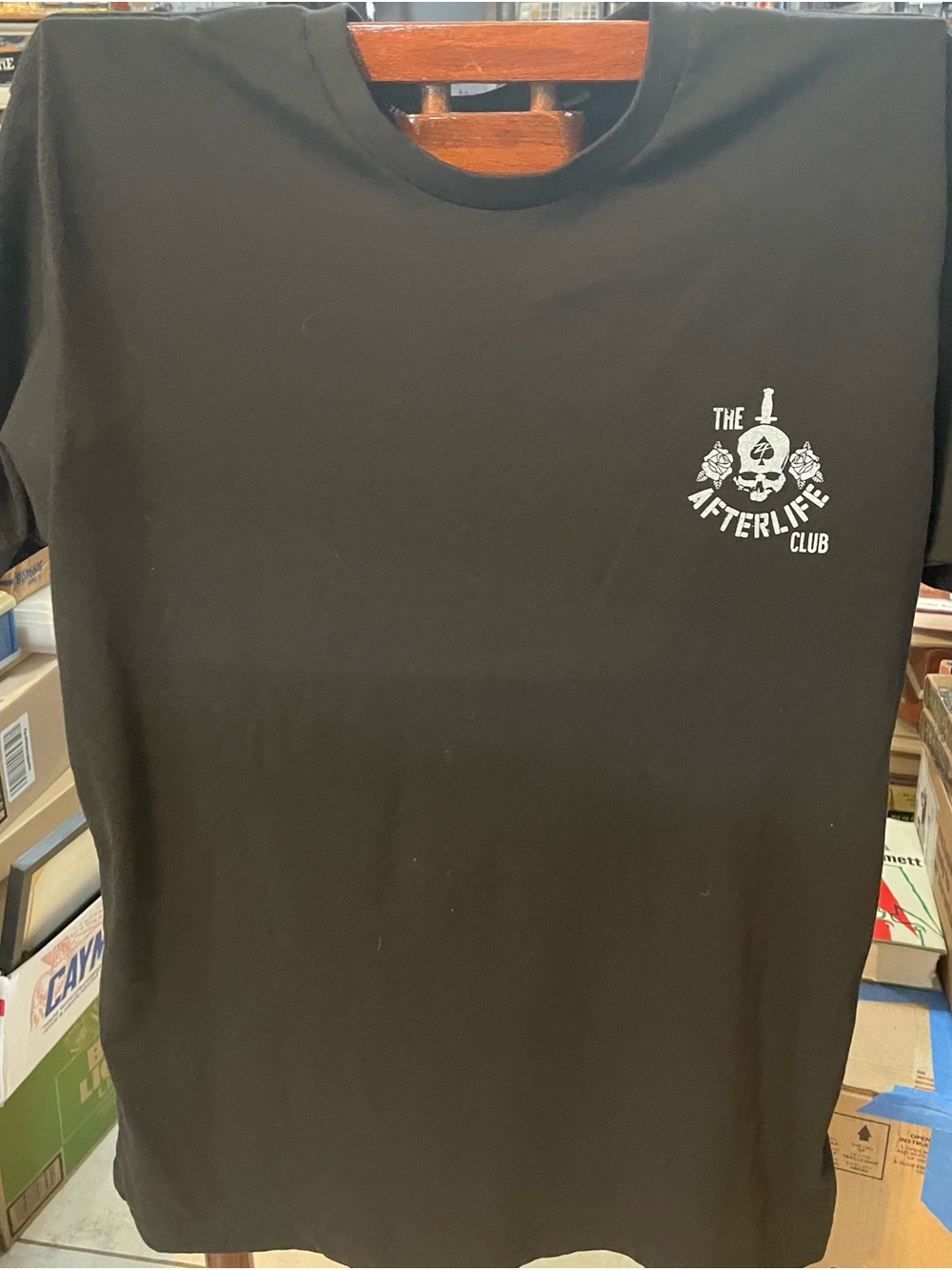 Clever Girl Afterlife Club Black Graphic Tee  Zero Foxtrot